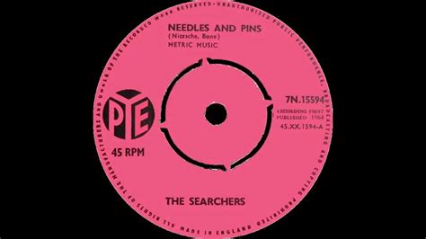 The Searchers Needles And Pins 1964 Stereo In Youtube