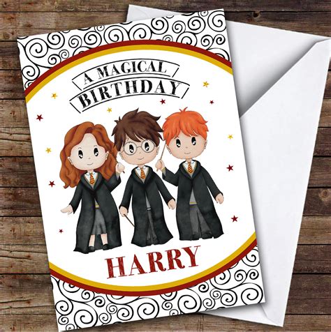 Harry Potter Characters A Magical Kids Personalised Childrens Birthday