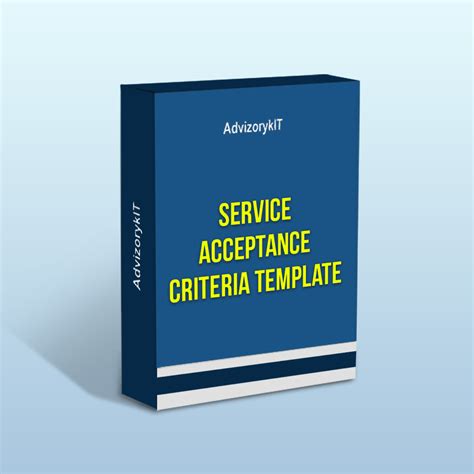 Service Acceptance Criteria Template Empowering Decisions With Ai Driven Insights