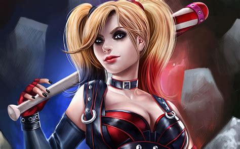 Wallpaper Digital Art Cosplay Anime Red Batman Joker Fan Art Dc Comics Harley Quinn