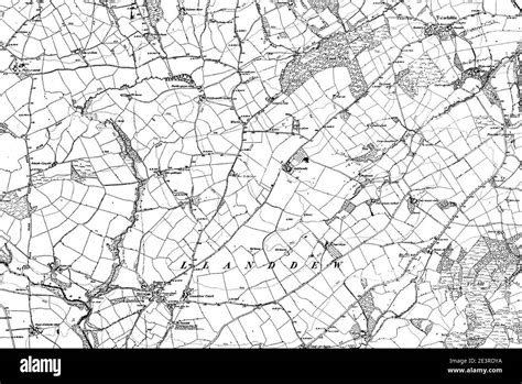 Map Of Brecknockshire Os Map Name Nw Ordnance Survey