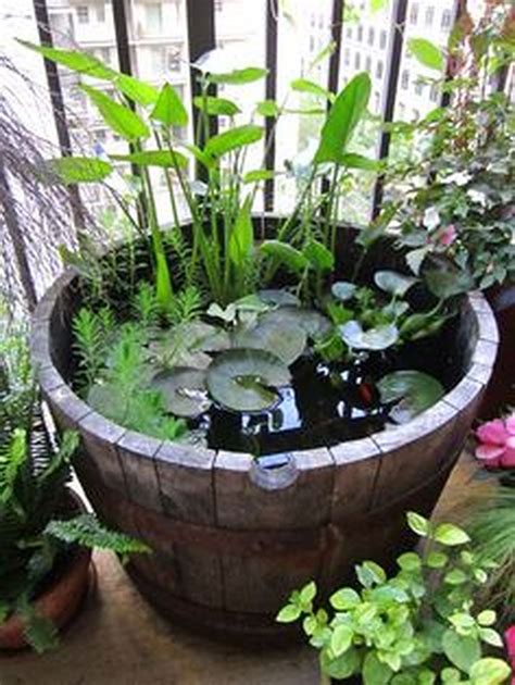 How To Make A Water Garden In A Container Ideas Atelieartemae