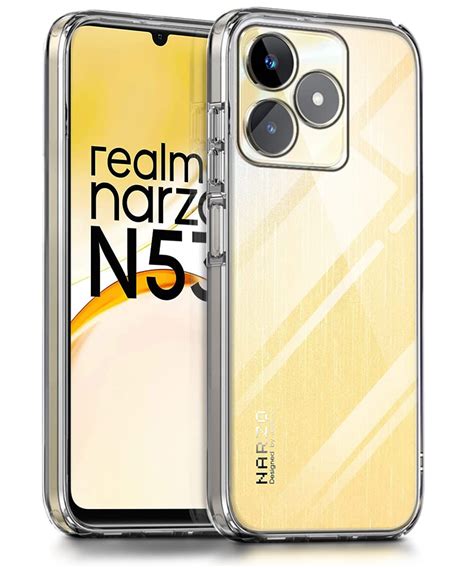 Wow Imagine Crystal Clear Transparent Back Case Cover For Realme Narzo