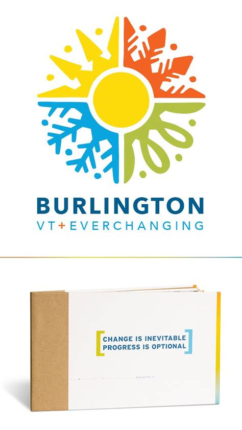 City Branding Burlington Vermont | City logos branding, City branding, Branding