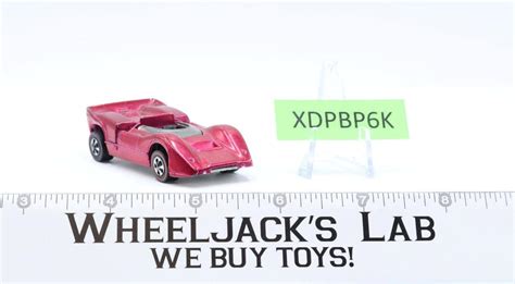 McLaren M A Spectraflame Rose Redline Hot Wheels Mattel Vintage RL Wheeljack S Lab