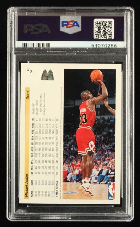 Michael Jordan Upper Deck Mcdonald S P Psa Pristine Auction