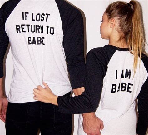 If Lost Return To Babe Couples Raglan Baseball Shirts Etsy Matching