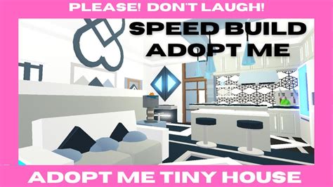 Adopt Me Speed Build🏡🏠tiny House ~modern Home Ideas Please Dont