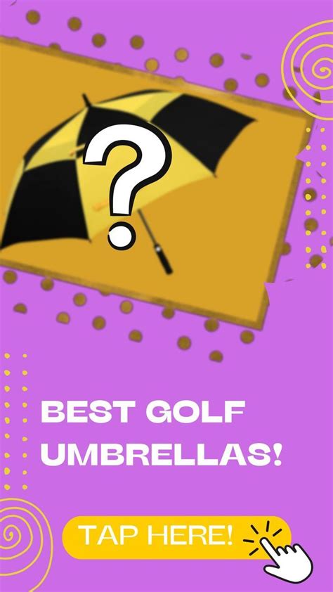 Best Golf Umbrellas Golf Umbrella Sun Protection Wind Good Things