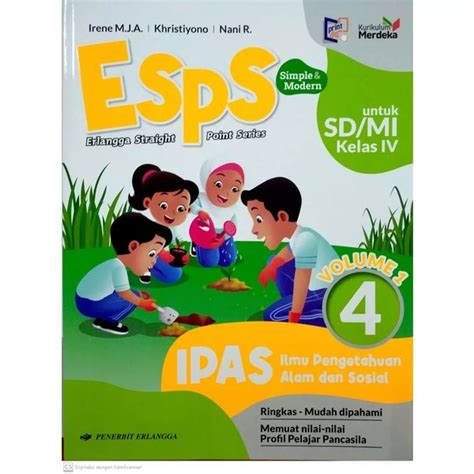 Jual Esps Ipas Vol Untuk Sd Mi Kelas Iv Kurikulum Merdeka Di Lapak