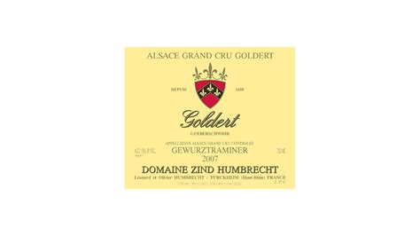 Gewurztraminer Grand Cru Goldert 2007