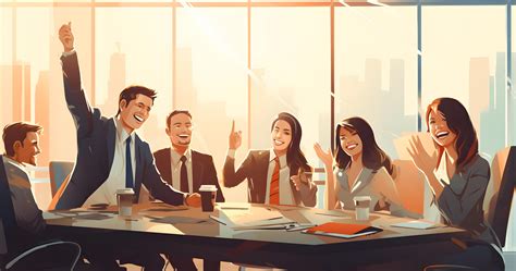 Business meeting office illustration background Generative AI 28341103 ...