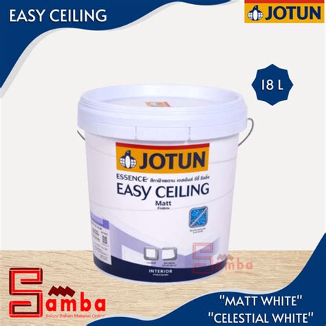 Jual JOTUN EASY CEILING CAT GYPSUM PLAFON 18 LITER Jotun Essence