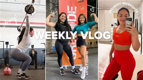 Weekly Vlog Workout With Me Toronto Fitness Event Alphalete Amplify Dupe Crossfit Open 232