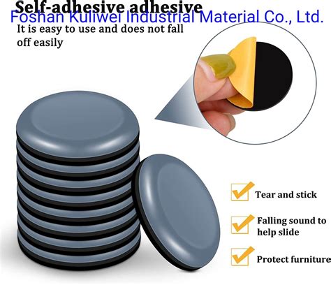 Furniture Glides Sliders Self Adhesive Furnigear PTFE Teflon Chair