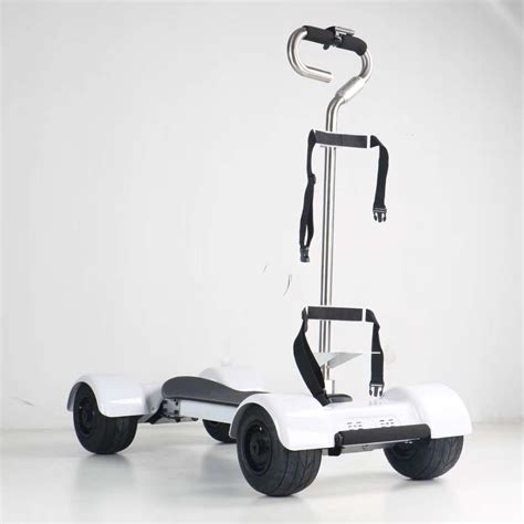 Ecorider White Golf Cart Mobility Scooter 55inch Vacuum Tire 4 Wheels