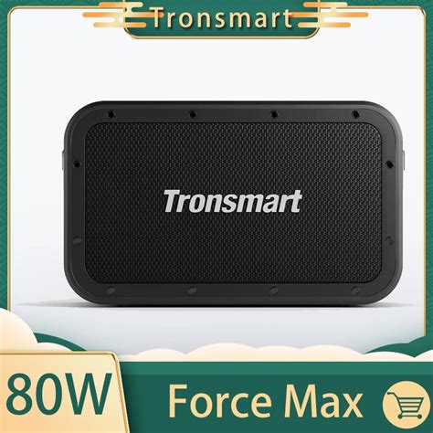 Tronsmart Force Max 80W Portable Outdoor Speaker IPX6 Waterproof Built ...