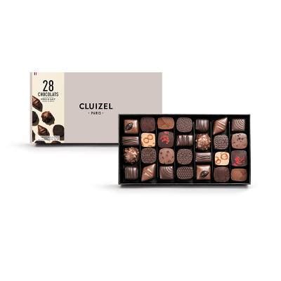 Maximiles Mes Cadeaux Coffret Noir Et Lait N28 Manufacture Cluizel