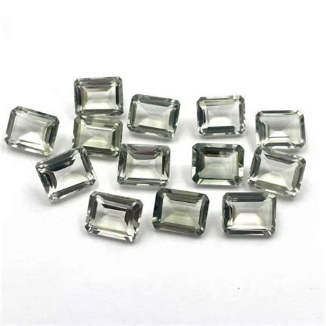 Natural Green Amethyst Mix Size Octagon Cut Loose Gemstone Lo At Rs