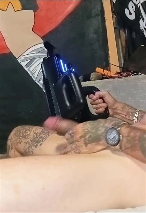 New Hands Free Toy Beating My Length Gay Tattoo Porn Feat Jim Bo
