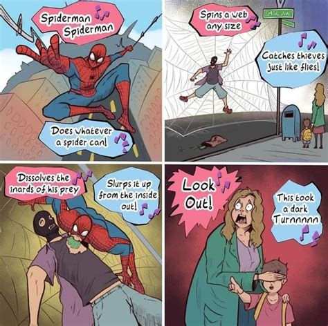 Pin By Robby Rowley On Parker Industries In 2024 Spiderman Comic Funny Marvel Memes Spiderman