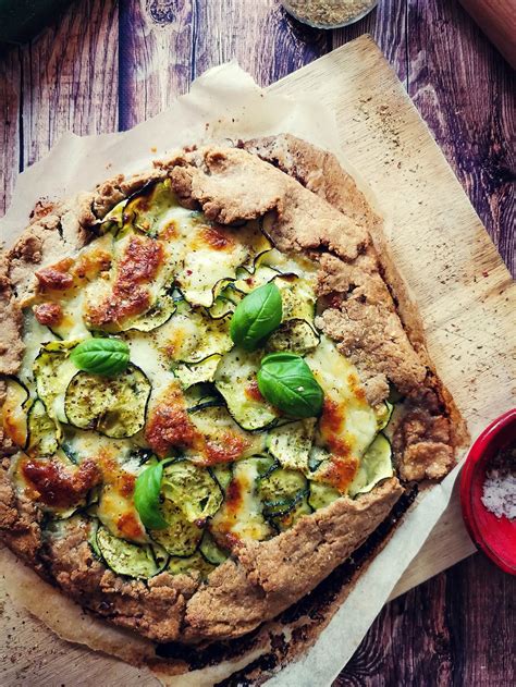 Tarte Rustique Courgettes Parmesan Et Mozzarella