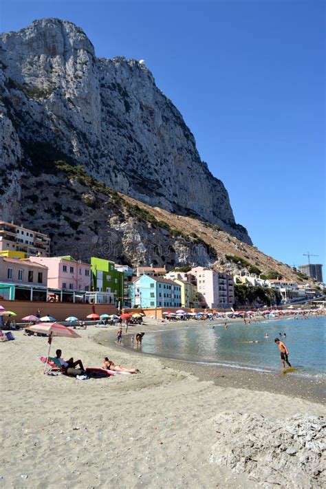 Catalan Bay Gibraltar, 2020 Editorial Photography - Image of spain ...