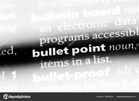 Download bullet points for word - snogps