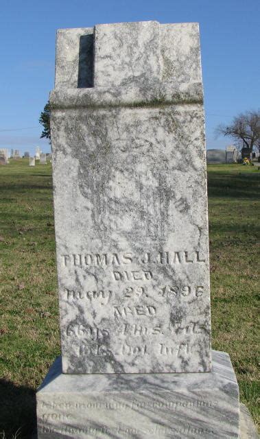 Pvt Thomas Jefferson Hall 1832 1896 Find A Grave Memorial