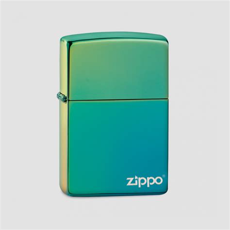 Zippo 49191zl Zippo Зажигалка Classic High Polish Teal Zippo Logo