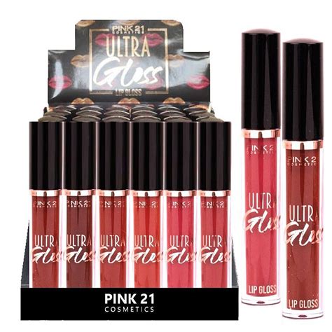 Pink 21 Lip Gloss Ultra Cs2744 24 Unid Distribuidora Jcf