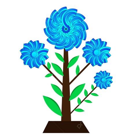 Diseño De Flores Descarga Gratuita De Vectores Png Diseño De Flores Diseño De Flor Azul Flor