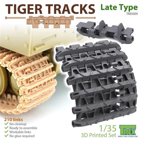 T Rex Tiger Panther Tracks Armorama