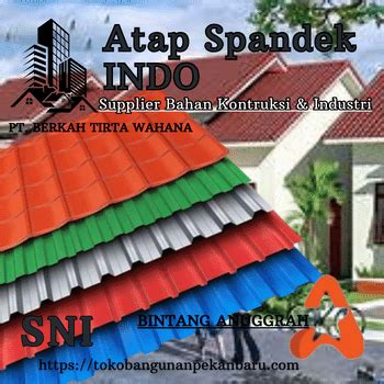 Jual Atap Spandek Indo Pekanbaru Harga Murah November