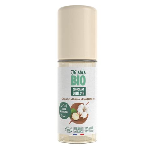 Je Suis Bio D Odorant Roll On Soin H Flacon Rechargeable Sans Alcool