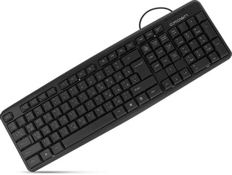 Купить Клавиатура CROWN CMK-02, USB, черная CMK-02 - цена в интернет ...
