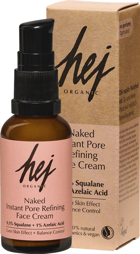Hej Organic Gesichtscreme Naked Instant Pore Refining Ml Dm At
