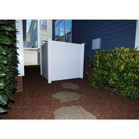 Zippity Outdoor Products 4 Ft X 4 Ft Premium White Vinyl Privacy