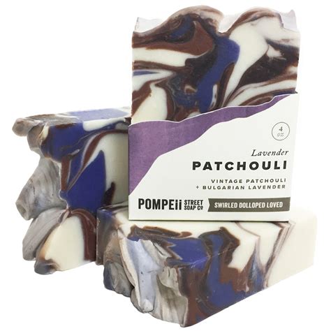 Lavender Patchouli Soap Bar Pompeii Street Soap Co