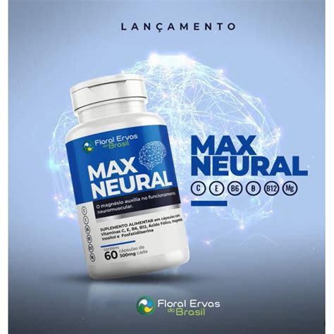 Suplemento Max Neural 60 Cáps Fosfatidilserina Inositol Vitaminas C E