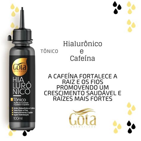 Kit 5 Tônico De Ácido Hialurônico Preenchimento Capilar Hidratação