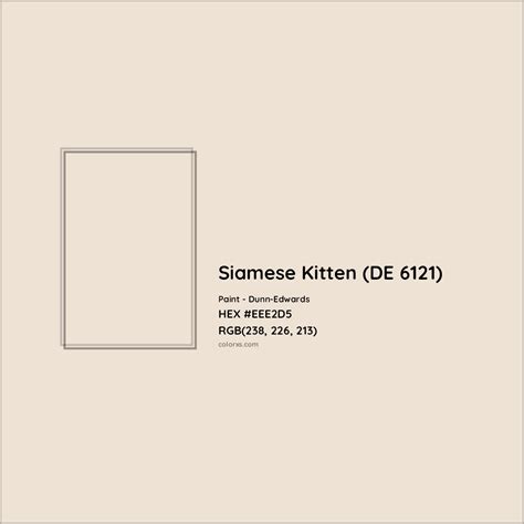 Dunn Edwards Siamese Kitten De 6121 Paint Color Codes Similar Paints