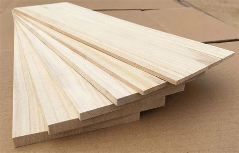 Unfinished Closet Balsa Board Paulownia Solid Wood Board Coffin Board