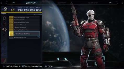 Injustice Deadshot Epic Gear Showcase Special Moves Youtube