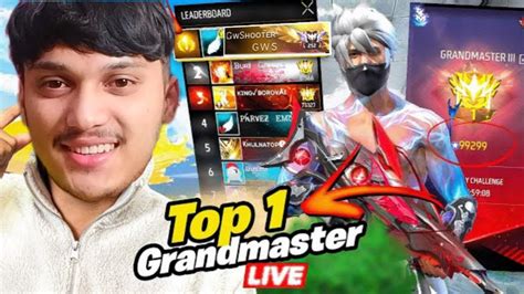 Live Dominating Top 1 Grandmaster V Badge LobbySerious Grandmaster