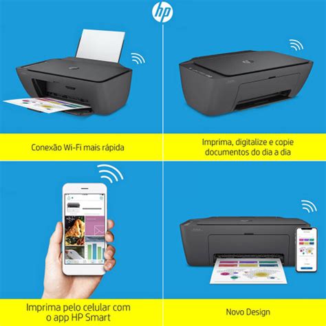 Impressora Multifuncional Hp Deskjet Ink Advantage Fr A Preta