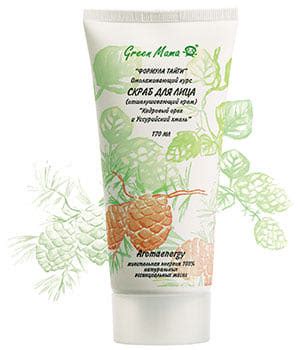 Скраб для лица GREEN MAMA "Кедровый орех и уссурийский хмель ...