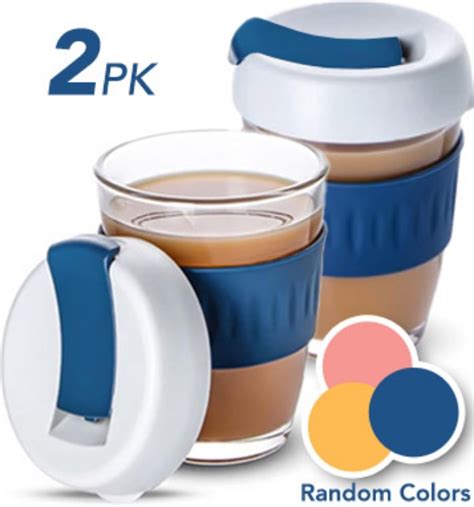 Double Walled 12oz Travel Coffee Mug 2 Pack Pulsetv