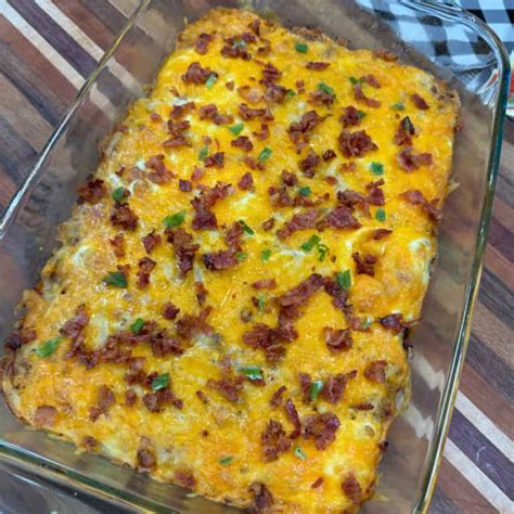 Loaded Hash Brown Breakfast Casserole Cooking In The Midwest