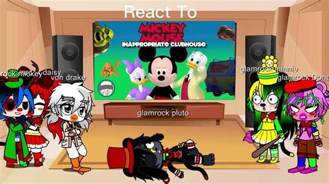 Mickey Mouse And His Friends React To YTP Mickeys Inappropriate